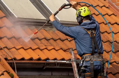 Démoussage et hydrofuge de toiture à Oissel